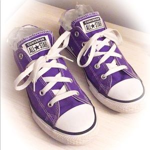 Little Girls Royal Purple Converse